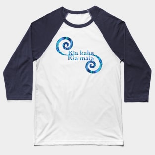 Kia kaha Kia maia Baseball T-Shirt